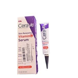 CeraVe Skin Renewing Vitamin C Serum 1oz Hyaluronic Acid Vit B5 10% VIT C NIB
